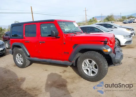 2022 Jeep Wrangler Unlimited Sport S 4X4 z USA, uszkodzony, nr VIN 1C4HJXDG4NW203378